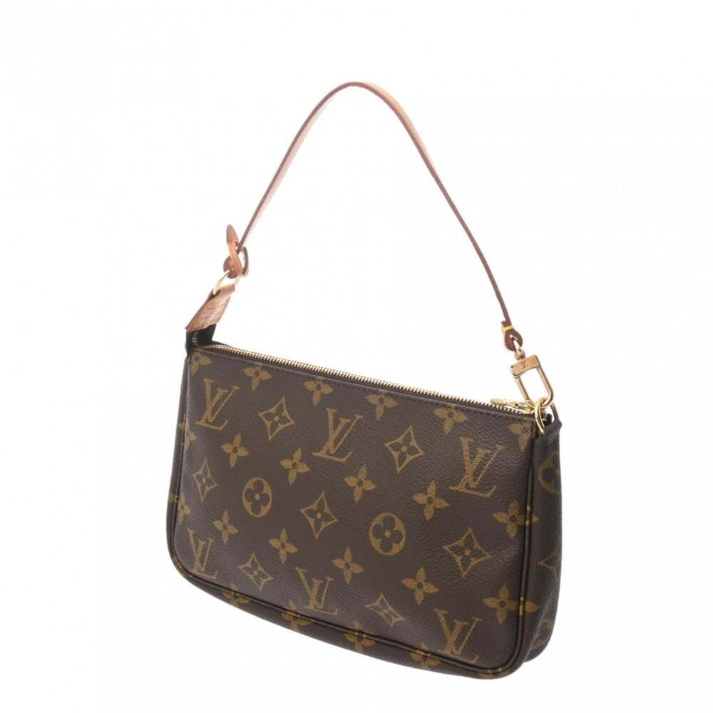 LOUIS VUITTON Brown Monogram Canvas Pochette Pouch - Picture 3 of 11